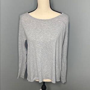lululemon Women's Blue Heathered Long Sleeve Top Sz 8/10